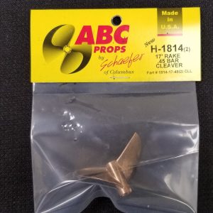 1814 2 Blade Cleaver Propeller Left – RC Boat Propeller | ABC Props