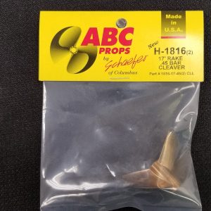 1816 2 Blade Cleaver Propeller Left – RC Boat Propeller | ABC Props