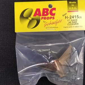 2415 2 Blade Cleaver Propeller Left – RC Boat Propeller | ABC Props