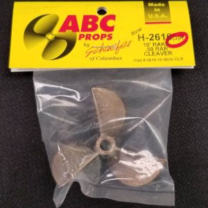 2616 3 Blade Cleaver Propeller Right – RC Boat Propeller | ABC Props