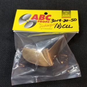 3014 2 Blade Cleaver Propeller Left – RC Boat Propeller | ABC Props
