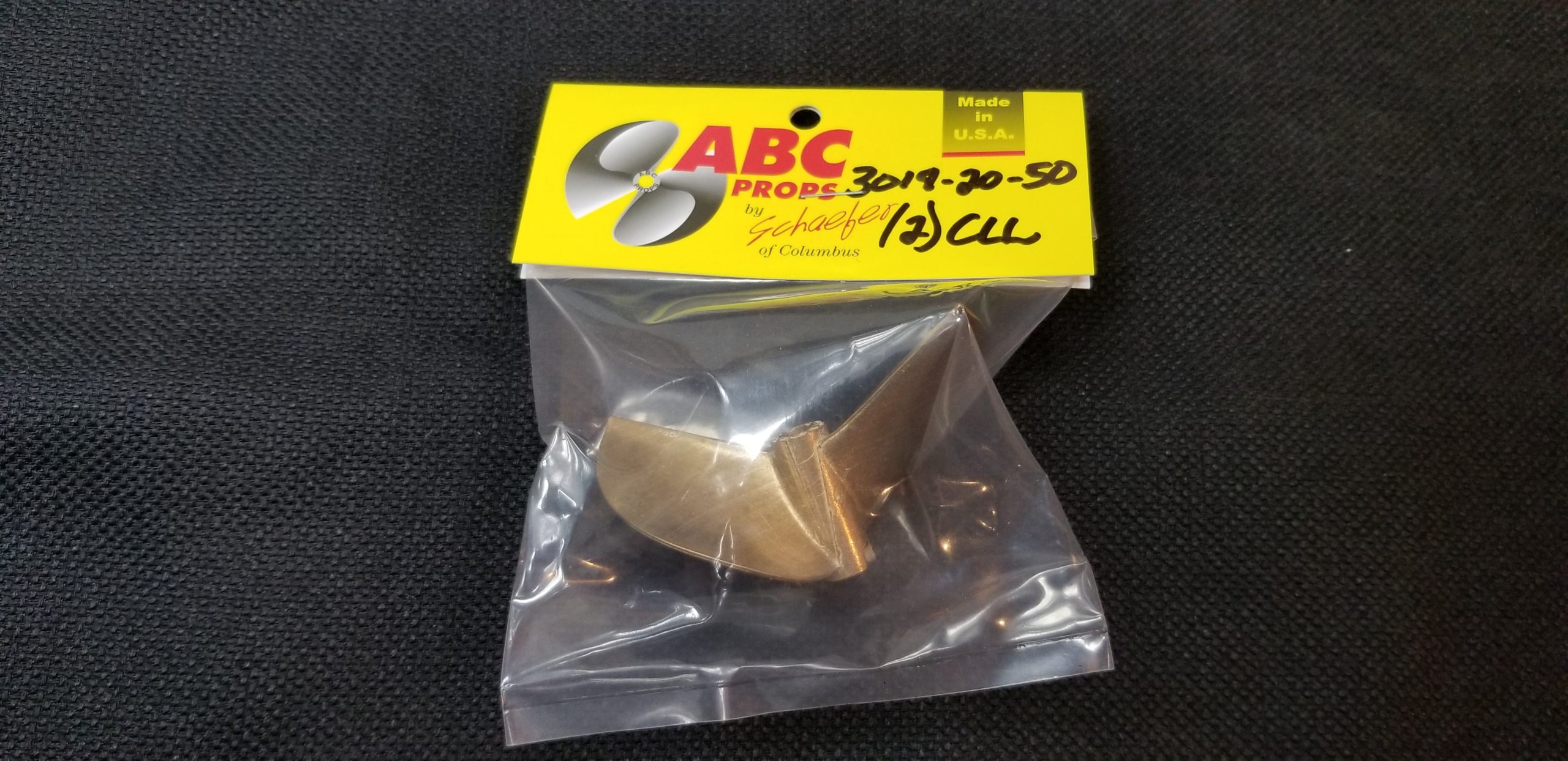 3014 2 Blade Cleaver Propeller Left – RC Boat Propeller | ABC Props