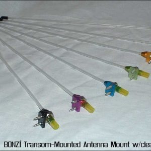 BONZI Transom-Mounted Antenna Mount - Colored Tube