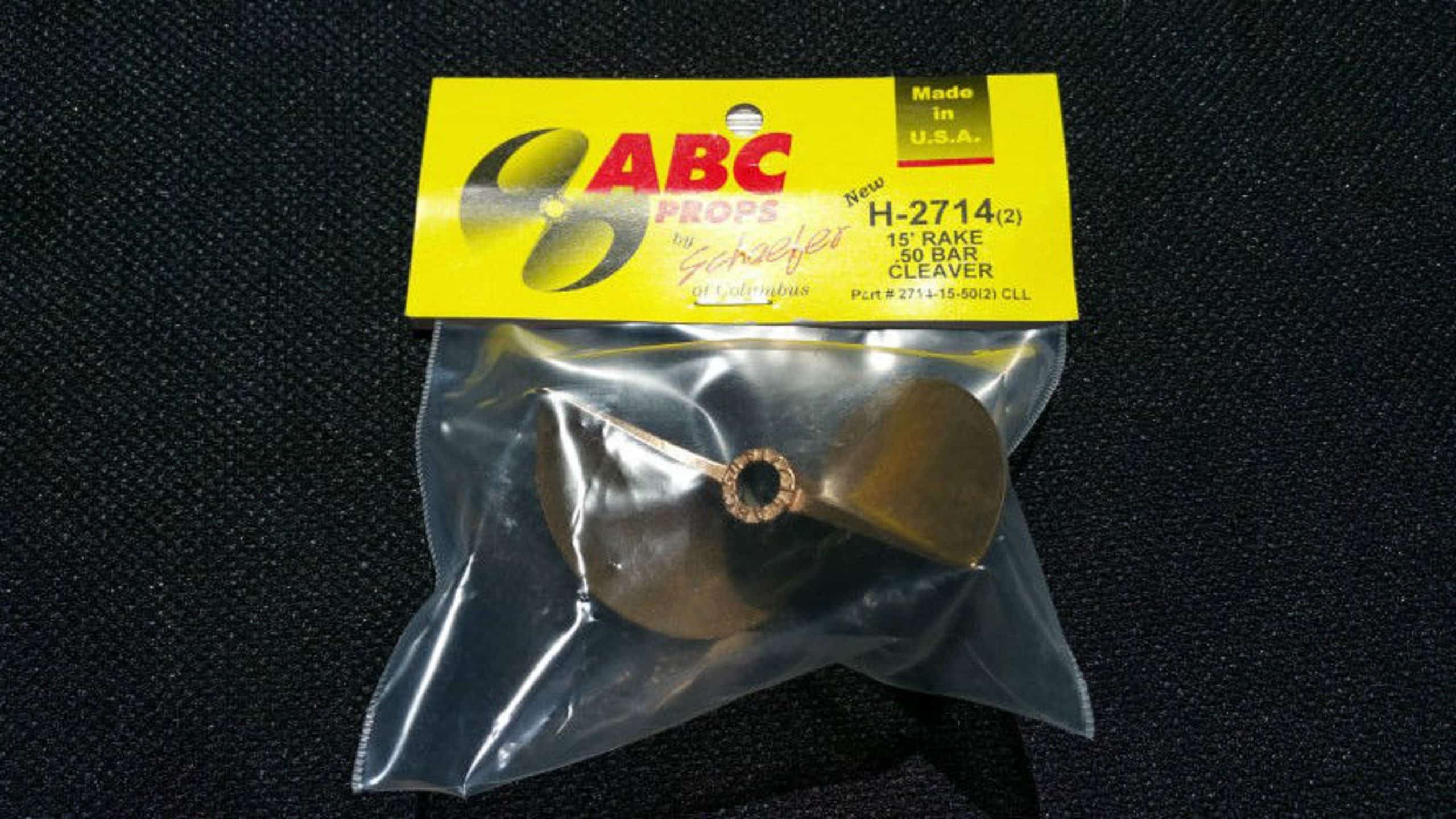 ABC H-2714/ 2-Blade Cleaver Prop (Left)