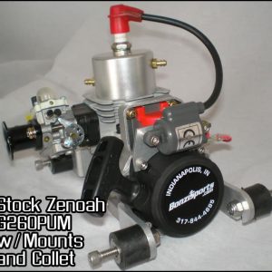 Zenoah G260PUM Marine engine with Mounts & Collet